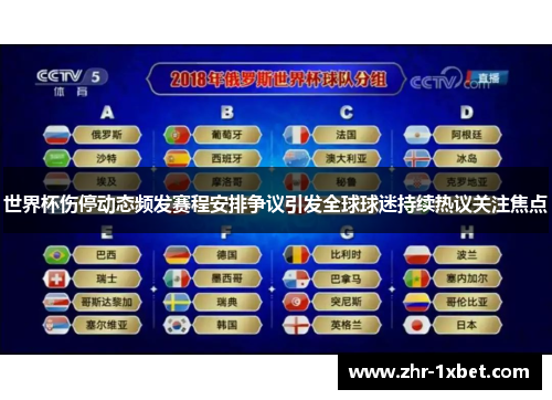 世界杯伤停动态频发赛程安排争议引发全球球迷持续热议关注焦点